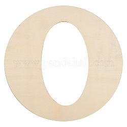 Forme de bois non finie, personnalisable, lettre, letter.o, 29.8x29.7x0.2 cm