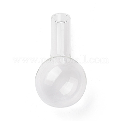 Bicchiere di vetro, pallone di ebollizione a fondo tondo, apparecchiature di laboratorio chimico, chiaro, 153.5x81mm