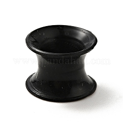 Medidores de tapones para los oídos de silicona, Expansor de oreja de túnel para hombres y mujeres., negro, 9x12mm, pin: 8 mm