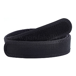 Cinturones interiores tácticos de nailon, cinturones con forro de gancho, sin hebilla debajo del cinturón para el cinturón de servicio, negro, 1050x39.5x4.5mm