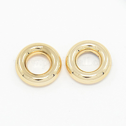 Nickel Free & Lead Free Golden Alloy Ring Beads, Long-Lasting Plated, 13x4mm, Hole: 6mm