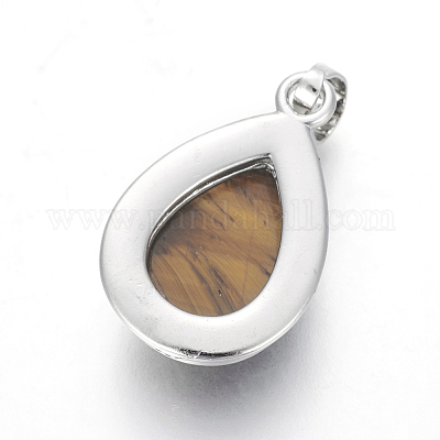 Природных тигровый глаз подвески G-L512-C10-1