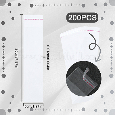 2 пакет прозрачный opp целлофановый упаковочный пакет OPP-SP0001-01-1