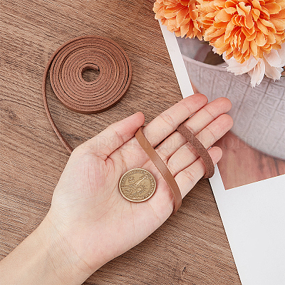 2 м плоский кожаный шнур&nbsp;LC-WH0007-07A-02-1