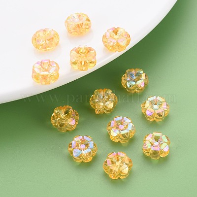 Perles en acrylique transparente&nbsp;MACR-S373-06-C05-1