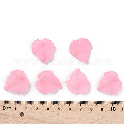 Осенняя тема прозрачные матовые акриловые подвески PAF002Y-10-1