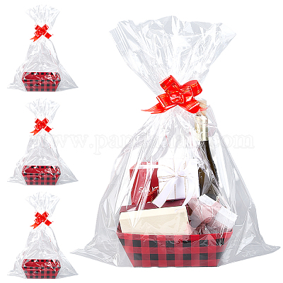 Подарочный набор из картона в клетку CON-WH20013-01A-01-1