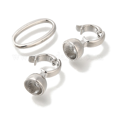 Латунь раз по сравнению с застежками KK-K389-020P-1