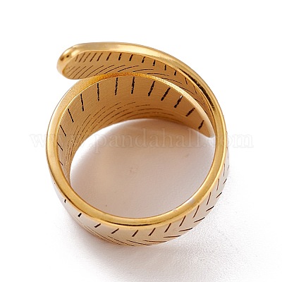 Ионное покрытие (ip) манжетные кольца из нержавеющей стали 304 RJEW-G250-35G-1