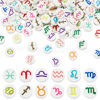 120шт 12 стиля ручной работы бусины из полимерной глины CLAY-PH0001-91-1