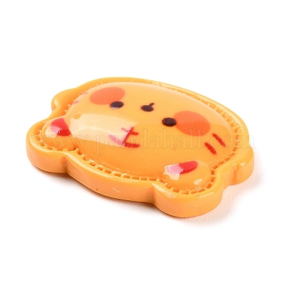 Кабошоны из непрозрачной смолы на тему животных RESI-E046-01B-1