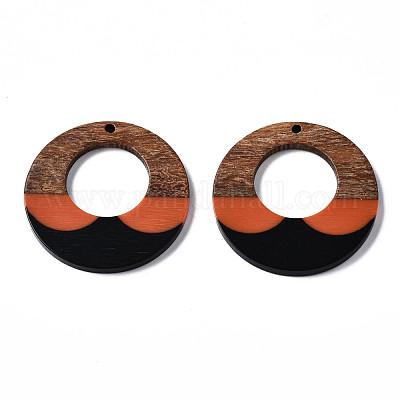 Подвески из смолы и ореха RESI-S389-063-1