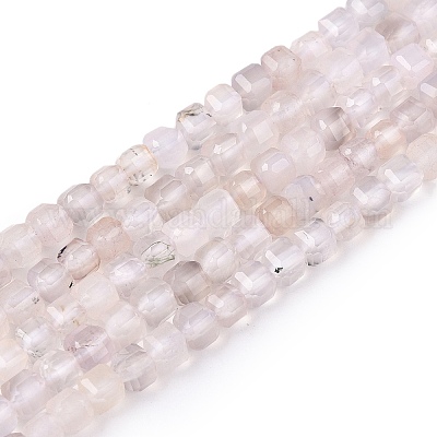 Натуральный белый агат бисер нитей G-T138-211A-1