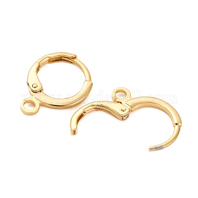 Латунные серьги-обручи KK-L179-04G-A-01-1