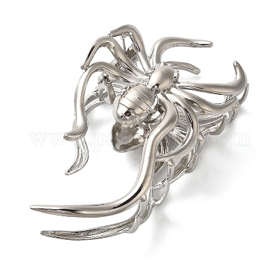 Заколки для волос из сплава на Хэллоуин для женщин и девочек AJEW-A056-06D-P-1