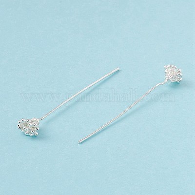 Латунные штифты в виде цветов KK-G413-04S-1