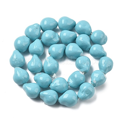 Нити бусин из искусственного жемчуга с гальваническим покрытием BSHE-XCP0001-86-1