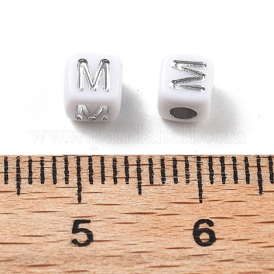 Непрозрачные акриловые бусины OACR-D282-06M-1