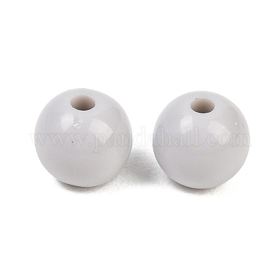 Непрозрачные акриловые бусины&nbsp;OACR-H034-50B-1