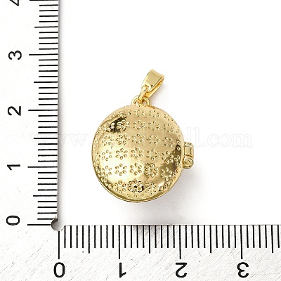 Латунь эмаль Locket подвески KK-F912-06G-1