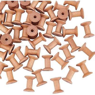 Катушка с нитками для шитья по дереву ODIS-WH0029-18-1