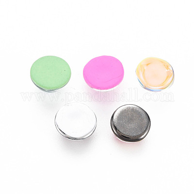 Прозрачные стеклянные кабошоны k9 GGLA-S053-8mm-111-1