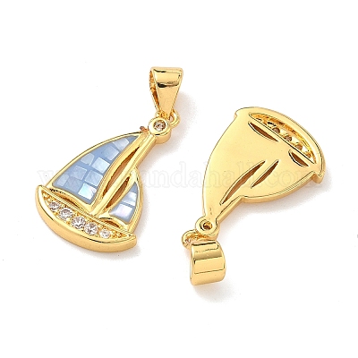 Латунь эмаль подвески&nbsp;KK-H534-05G-1