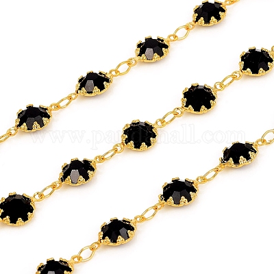 3.28 фут ручной работы из латунных звеньев цепи X-CHC-F011-08A-G-1