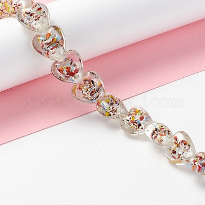 Бусы лэмпворк ручной работы LAMP-D015-09H-1