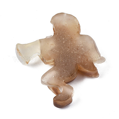 Двухцветные бусины из непрозрачной смолы RESI-S364-55A-1