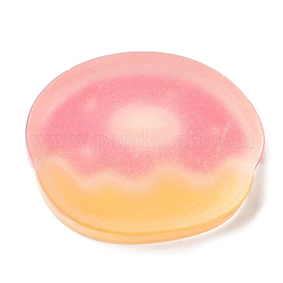 Кабошоны из полупрозрачной смолы RESI-H147-01O-1