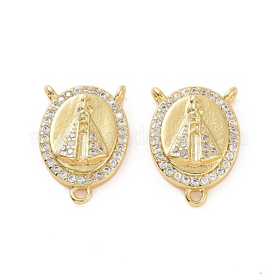 Покрытие стойки латунь микро паве кубический цирконий компонент люстры звенья KK-C008-27G-1