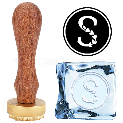 1 шт. головка штампа из латуни золотистого тона DIY-OC0012-39B-1