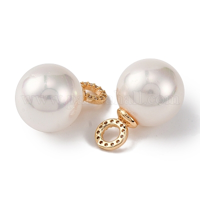 Покрытие стойки латунь микропаве прозрачные подвески из кубического циркония KK-B103-01B-G-1