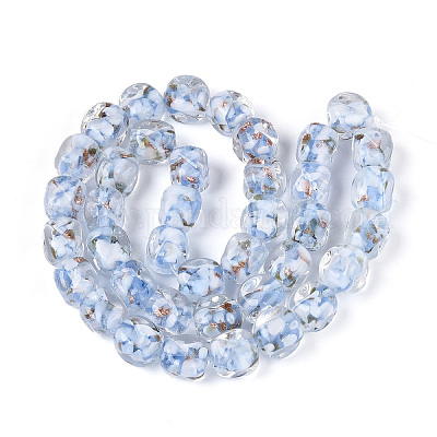 Бусины ручной работы бусины золотого песка LAMP-T021-32A-1