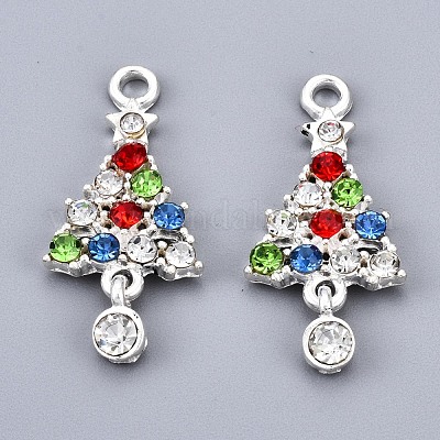 Сплав красочные горный хрусталь подвески PALLOY-Q441-029-RS-1