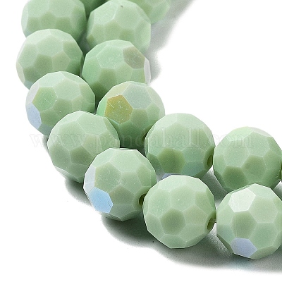 Непрозрачное стекло бисер нитей EGLA-A035-P10mm-L20-1