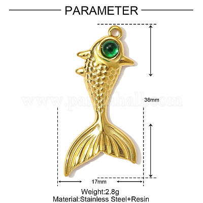 Подвески из нержавеющей стали 304&nbsp;STAS-OY001-11G-1