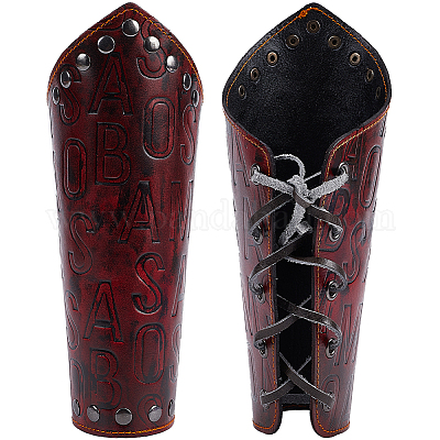 Регулируемый браслет из воловьей кожи AJEW-WH0415-22B-02-1