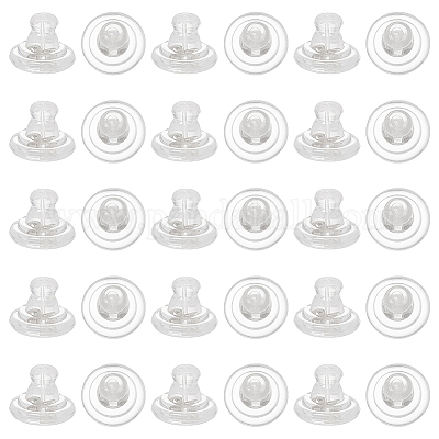 50 шт. Латунные гайки для ушей KK-WR0001-78P-1