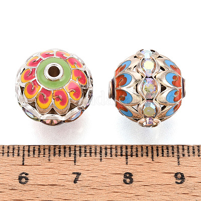 Латунь эмаль бисера KK-Q080-01D-P-1