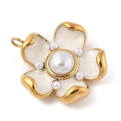 Подвески из нержавеющей стали 304 с эмалью STAS-P380-79G-02-1