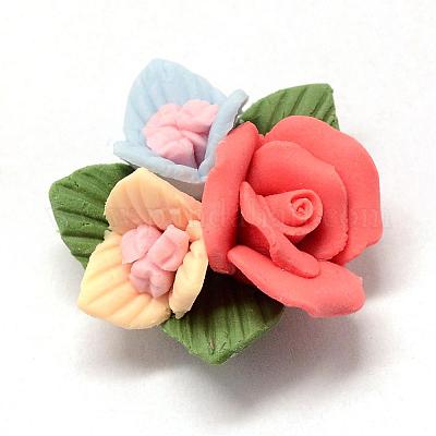 Фарфора ручной работы кабошонов PORC-S1003-04B-1