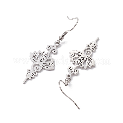 Серьги-подвески из нержавеющей стали EJEW-JE05771-02-1