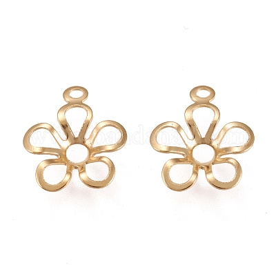 Подвеска из нержавеющей стали 304 с открытой задней частью и кабошоном STAS-K194-19G-01-1