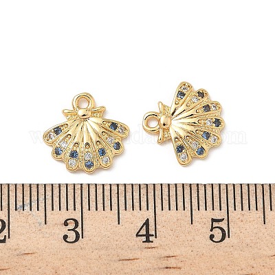 Латунные микро проложить кубического циркония подвески KK-C099-01J-G-1