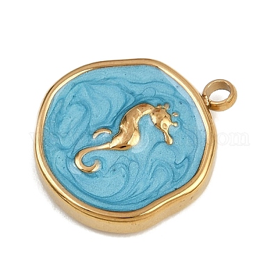 Подвески из нержавеющей стали 304 с эмалью STAS-K311-08C-01-1