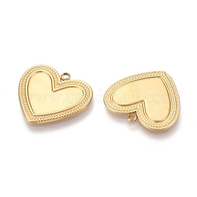 Оправы для подвесок из нержавеющей стали 304 в виде кабошонов STAS-T065-89G-1