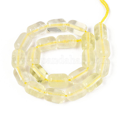 Естественный лимонный кварц нитей бисера G-G980-52B-1
