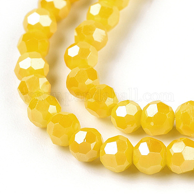 Непрозрачное стекло бисер нитей EGLA-A035-P3mm-A04-1